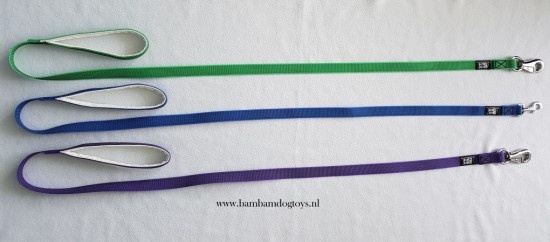 BamBam Antislip Deluxe hondenlijn/riem 1 meter en langer