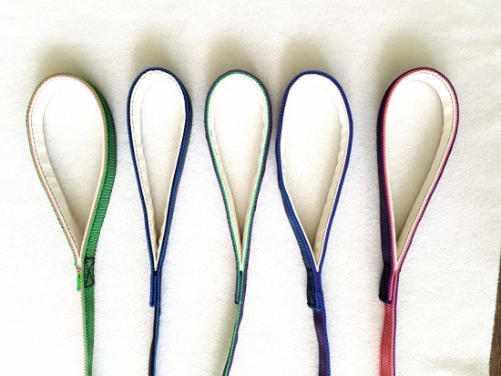 BamBam Antislip Deluxe DUO Color hondenlijn/riem 1 m en langer